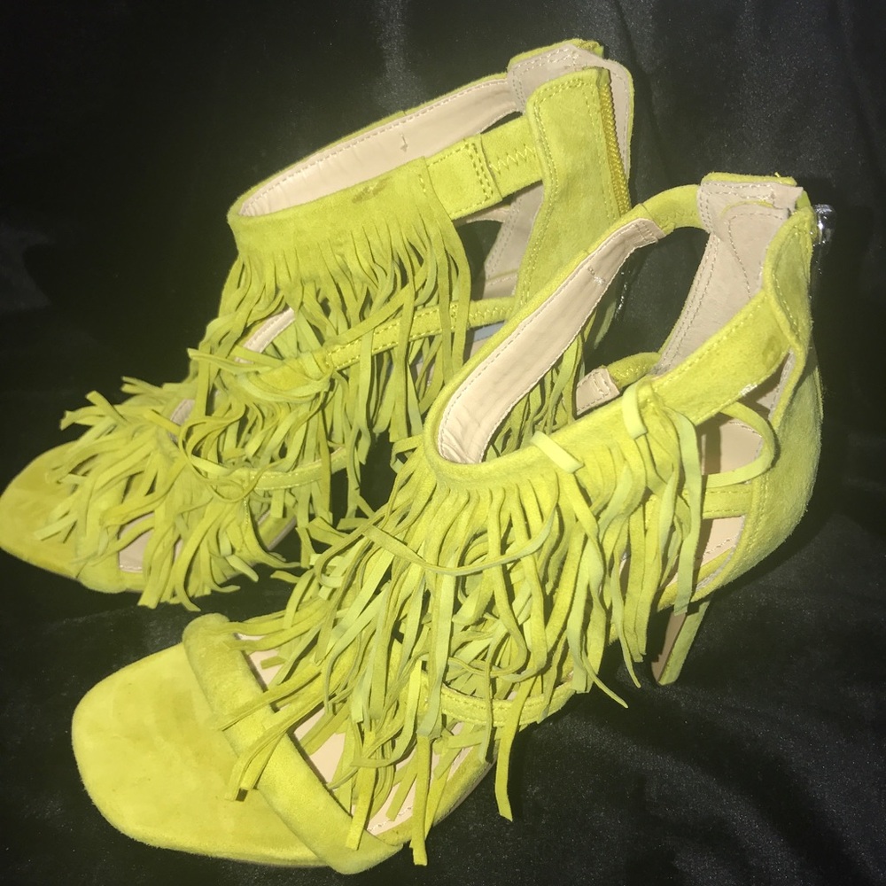 Steve Madden fringe heels